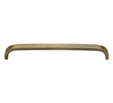 Heritage C1800 Antique Brass D Shaped Cabinet Handle