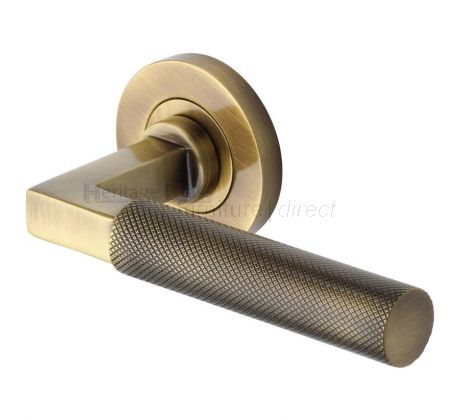 Heritage RS2260-AT Antique Brass Signac Door Handles