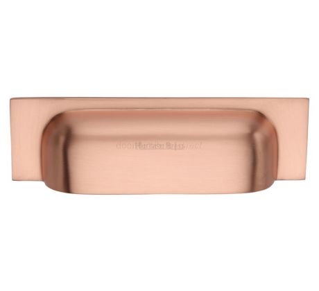 Heritage C2766 Satin Rose Gold Contemporary Drawer Pull