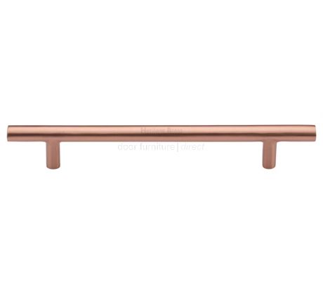Heritage C0361 Satin Rose Gold T-Bar Cabinet Handle