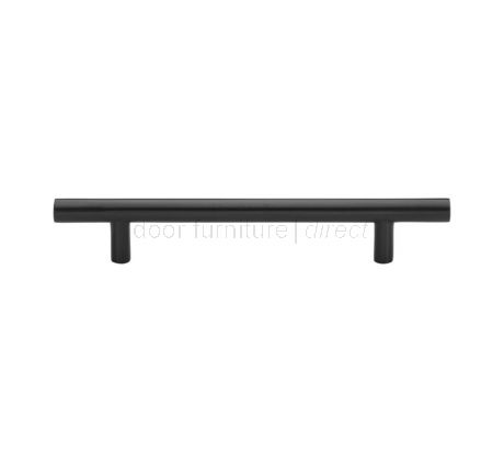 Heritage Matt Black T Bar Cabinet Handle C0361