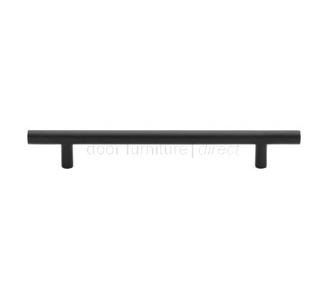 Heritage Matt Black T Bar Cabinet Handle C0361