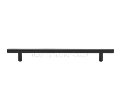 Heritage Matt Black T Bar Cabinet Handle C0361