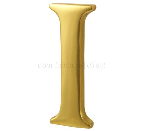 Polished Brass Concealed Fix Front Door Letters A-Z 51mm C1565