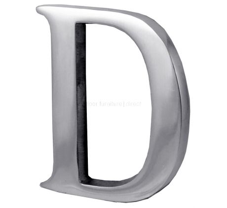 Polished Chrome Concealed Fix Front Door Letters A-Z 51mm C1565