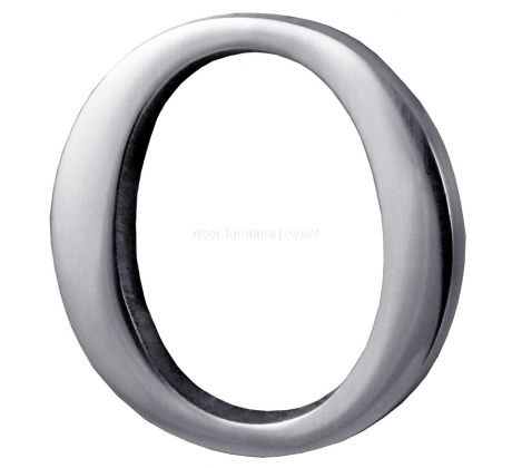 Polished Chrome Concealed Fix Front Door Letters A-Z 51mm C1565