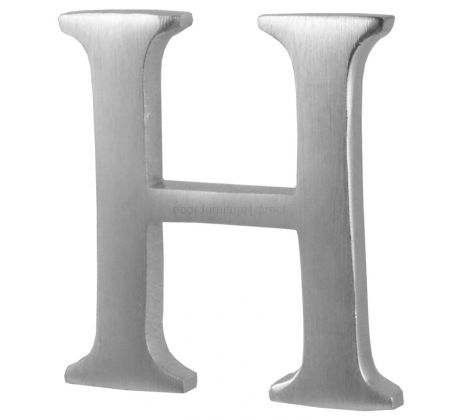 Satin Chrome Concealed Fix Front Door Letters A-Z 51mm C1565