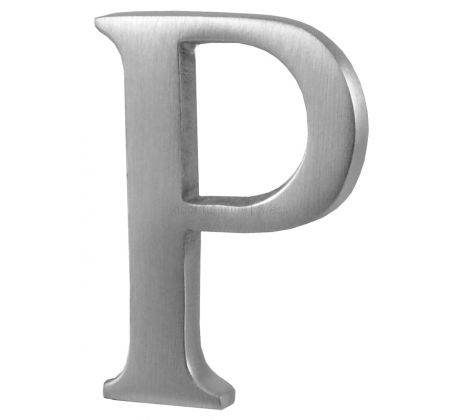 Satin Chrome Concealed Fix Front Door Letters A-Z 51mm C1565