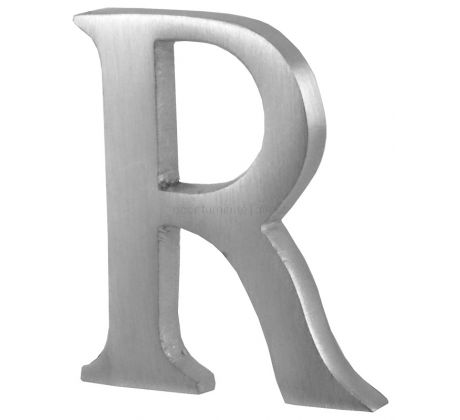 Satin Chrome Concealed Fix Front Door Letters A-Z 51mm C1565