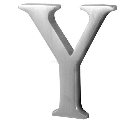 Satin Chrome Concealed Fix Front Door Letters A-Z 51mm C1565