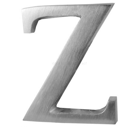 Satin Chrome Concealed Fix Front Door Letters A-Z 51mm C1565