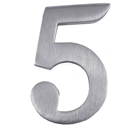 Satin Chrome Self Adhesive Door Numbers 0-9 (51mm) C1568