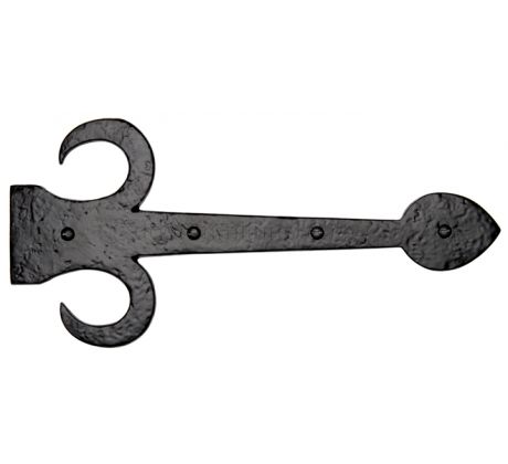 Black Antique Iron Tudor Decorative Dummy Hinges 406mm Pairs