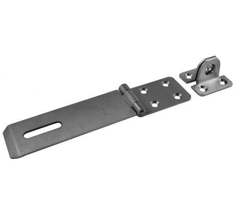 Brushed Stainless Steel Hasp and Staple 171x38mm