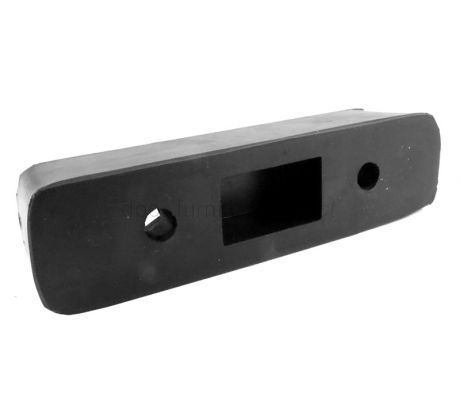 Extra Large Black Rubber Door Stop 195x50x50mm