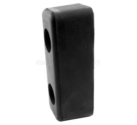 Heavy Duty Black Rubber Door Stop or Buffer 150x50x50mm