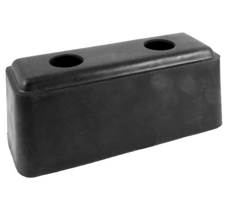 Heavy Duty Extended Black Rubber Door Stop or Buffer