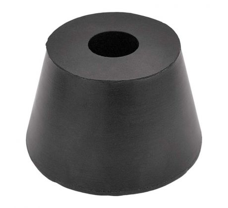 Conical Black Rubber Door Stop or Buffer 85x52mm