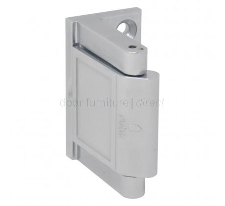 Security Door Guard Satin Chrome