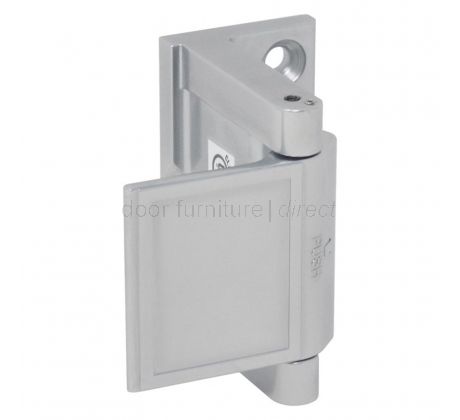 Security Door Guard Satin Chrome