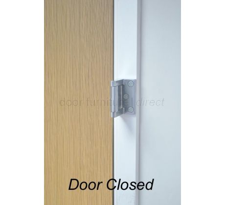 Security Door Guard Satin Chrome