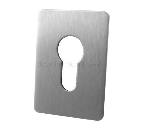 Self Adhesive EURO Escutcheon Stainless Steel