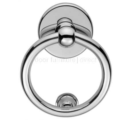 Chrome Ring Door Knocker 134mm