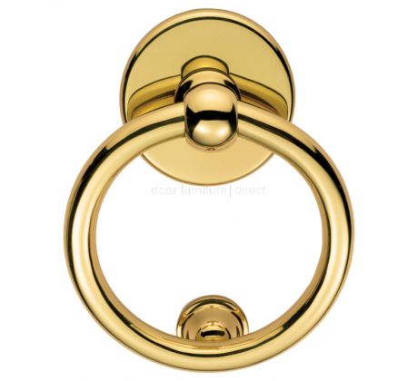 Brass Ring Door Knocker 134mm
