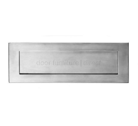 Grade 316 Satin Stainless Steel Letter Plate 305x104mm