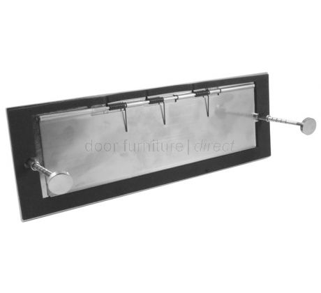 Grade 316 Satin Stainless Steel Letter Plate 305x104mm