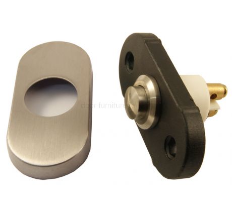 Satin Stainless Steel Oblong Bell Push