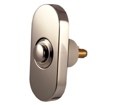 Polished Stainless Steel Oblong Bell Push