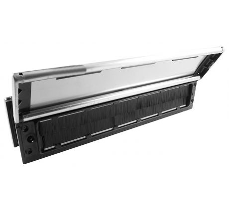 Polished Stainless Slim Telescopic Letter Plate 300x70mm