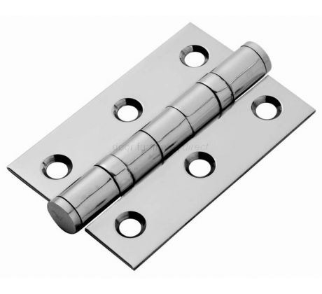 Polished Stainless 3x2inx2mm Ball Bearing Hinge in Pairs