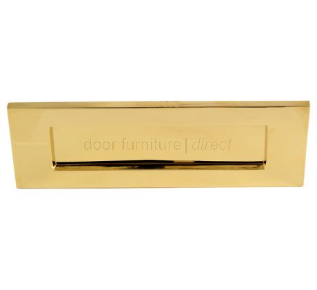 PVD None Tarnish Brass Letter Box 254x81mm