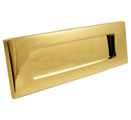 PVD None Tarnish Brass Letter Plate 282x80mm