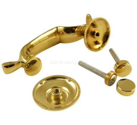 Doctor Knocker PVD Brass 187x32mm