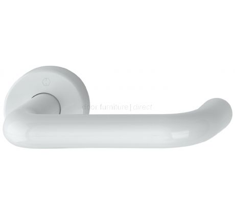 Paris Coloured Nylon Lever on Rose Door Handles