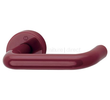 Paris Coloured Nylon Lever on Rose Door Handles