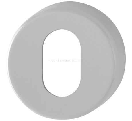 Coloured Nylon OVAL cylinder Escutcheon in Pairs