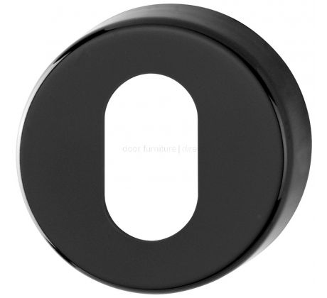 Coloured Nylon OVAL cylinder Escutcheon in Pairs