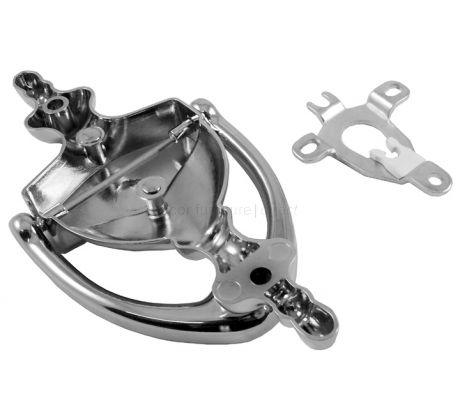 Hoppe Polished Chrome Traditional Urn Door Knocker