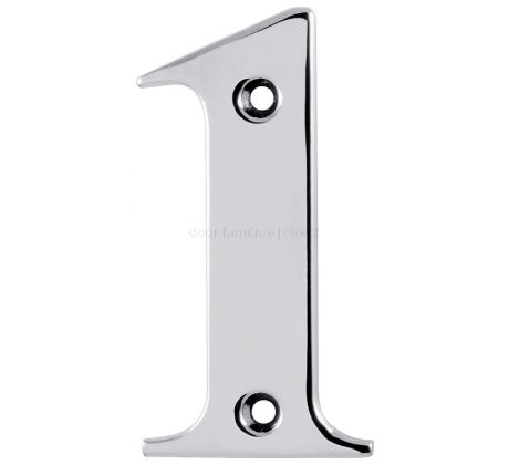 Hoppe Polished Chrome Door Numerals and Letters