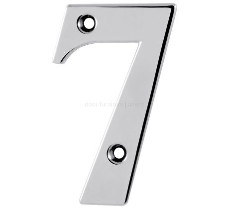 Hoppe Polished Chrome Door Numerals and Letters