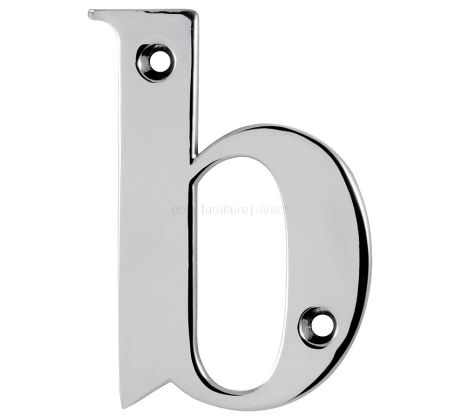 Hoppe Polished Chrome Door Numerals and Letters
