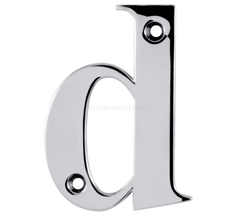 Hoppe Polished Chrome Door Numerals and Letters