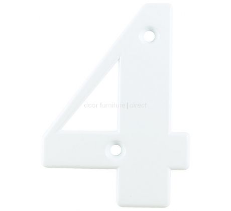 Hoppe White Door Numerals and Letters