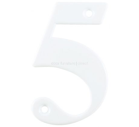 Hoppe White Door Numerals and Letters