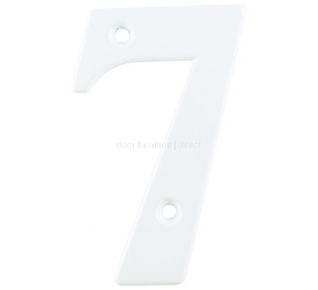 Hoppe White Door Numerals and Letters