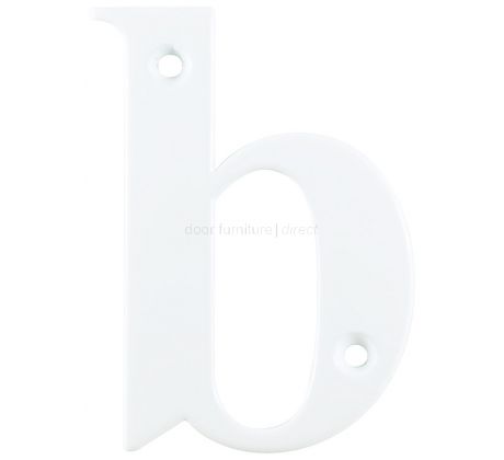 Hoppe White Door Numerals and Letters